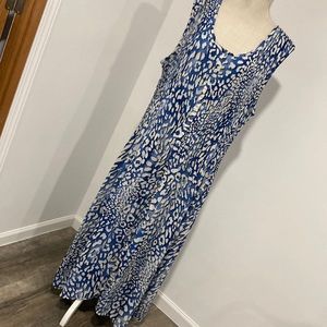 Avenue blue animal print sundress 26/28
